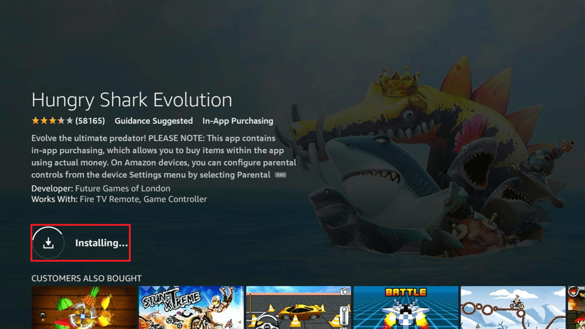 Install Hungry Shark Evolution3