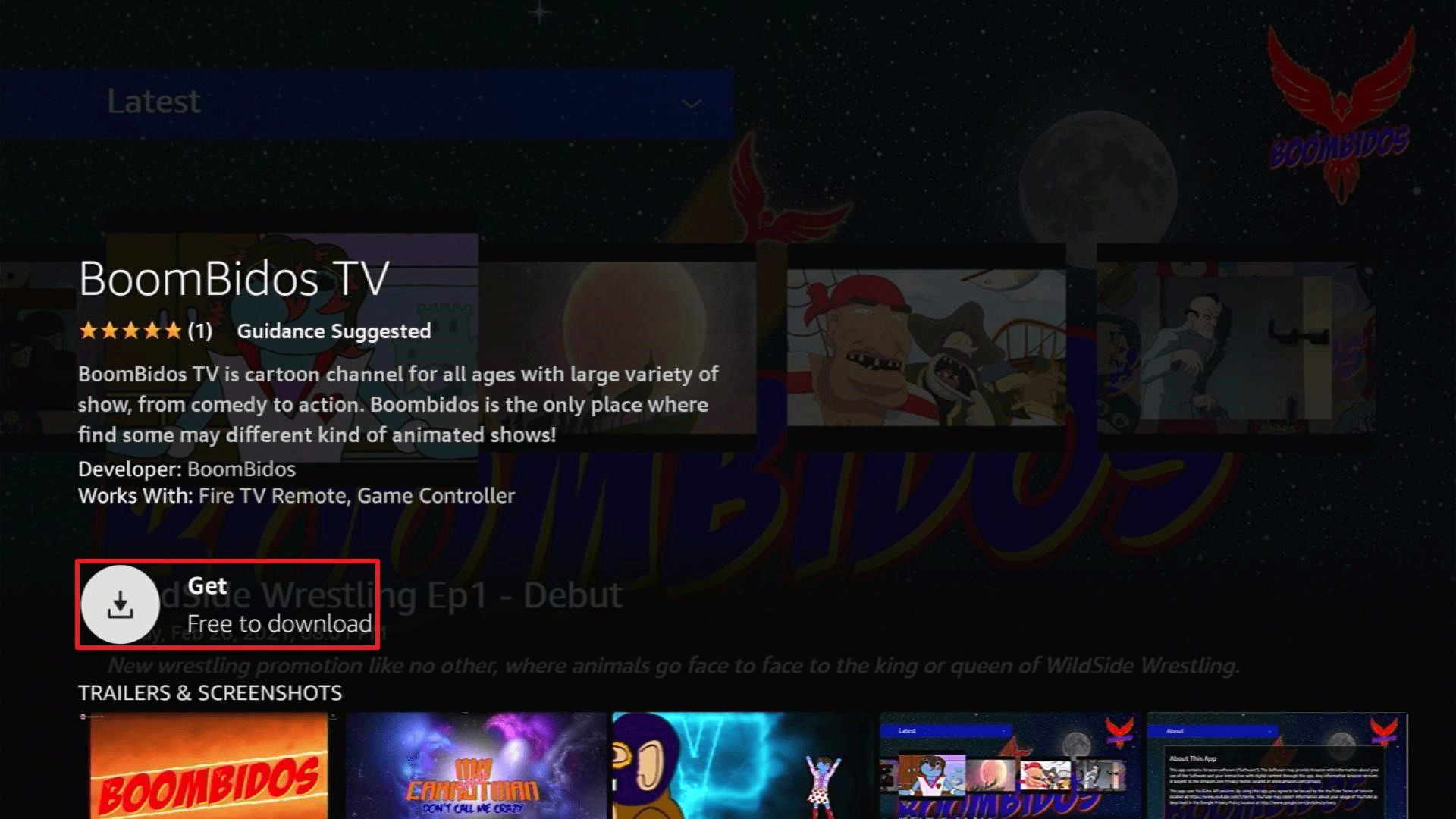 Install Boombidos TV3