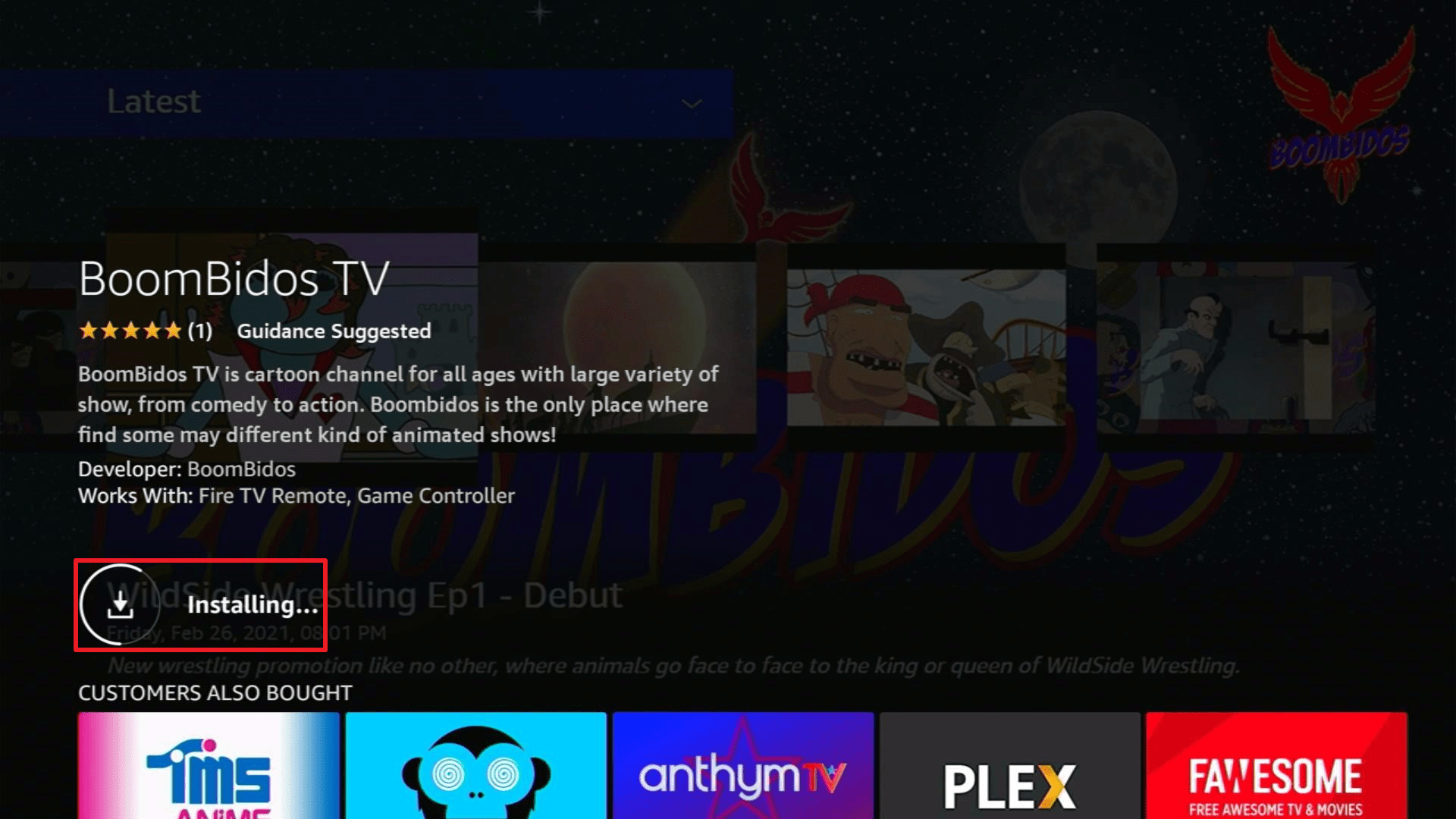 Install Boombidos TV2