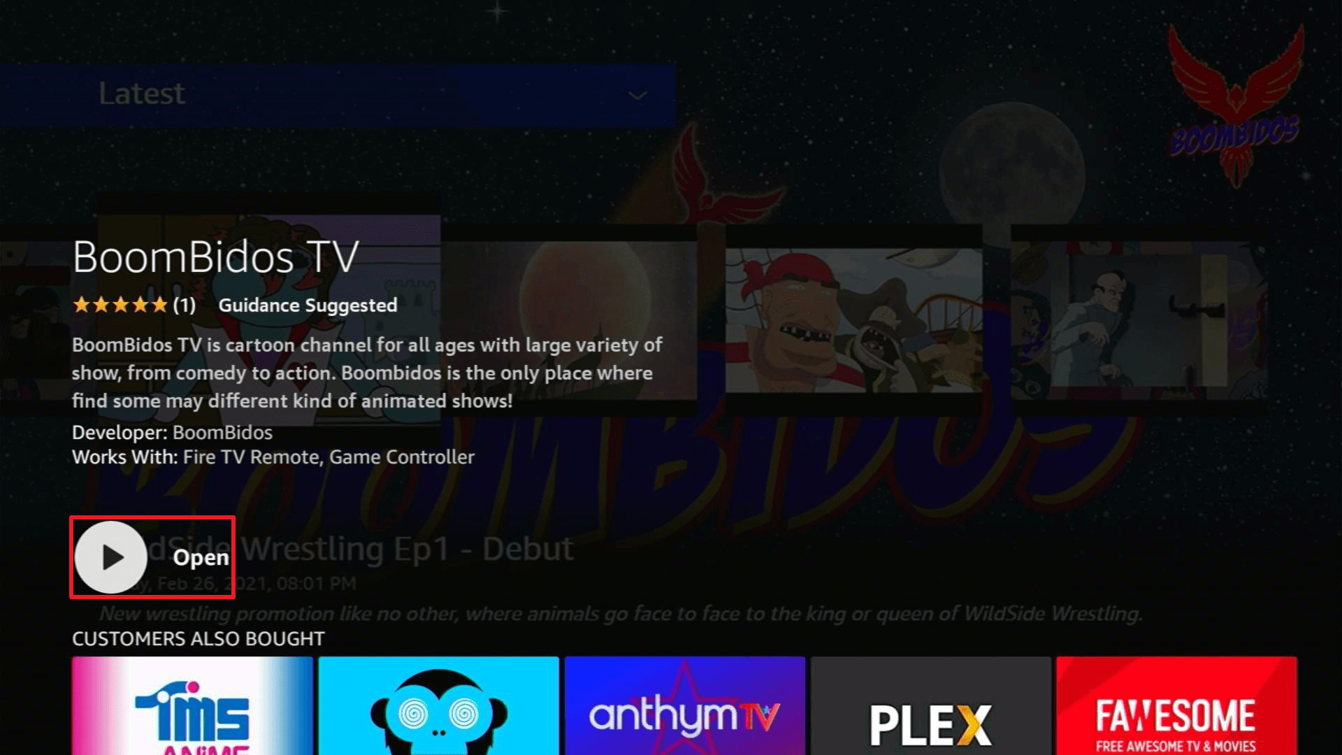 Install Boombidos TV5