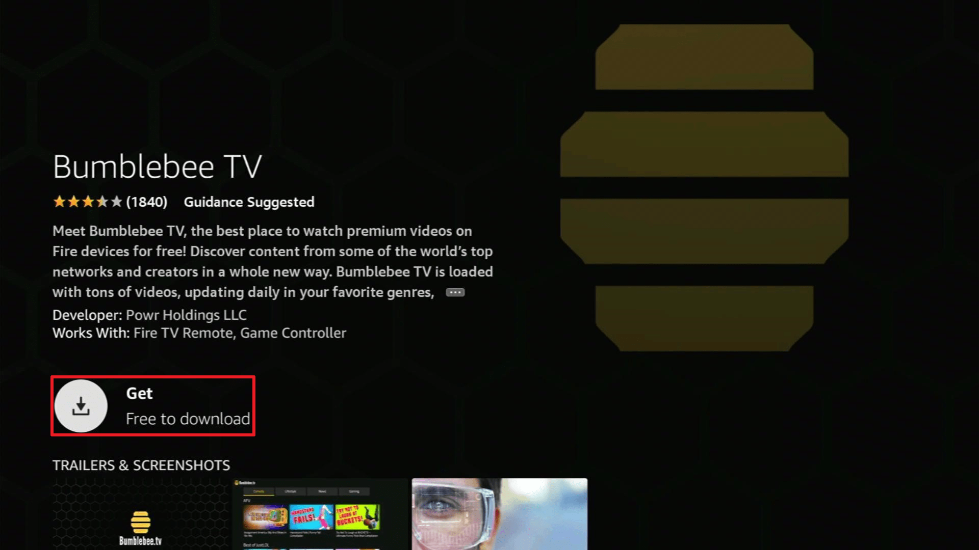 Install Bumblebee TV2