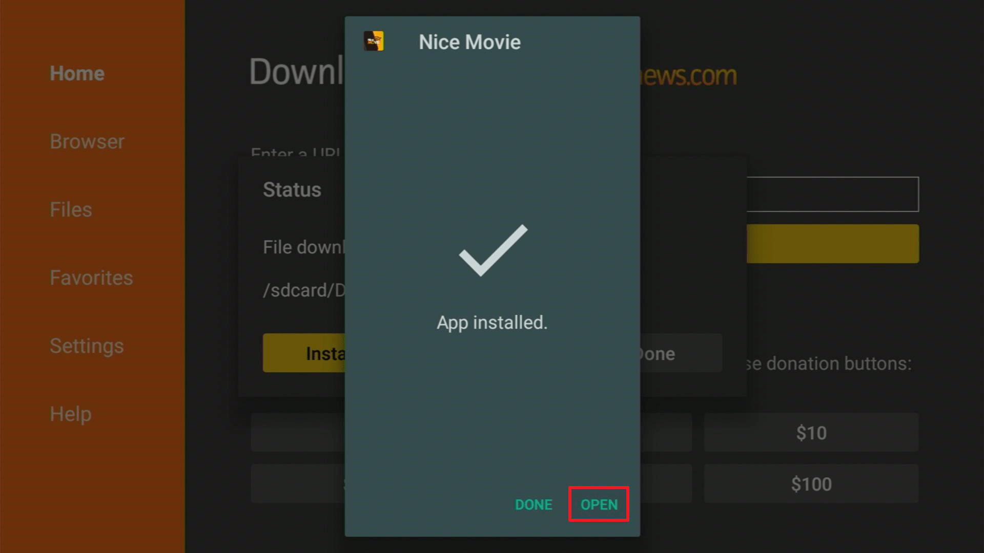 Install the Nice Movie2