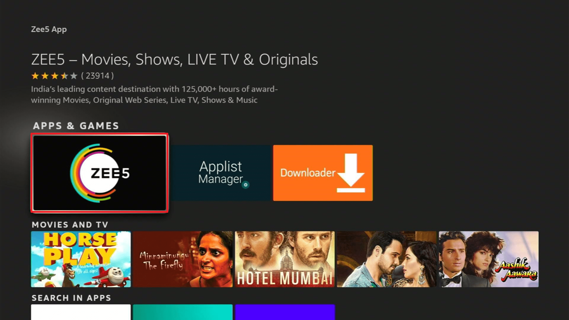  Install ZEE5 Application1