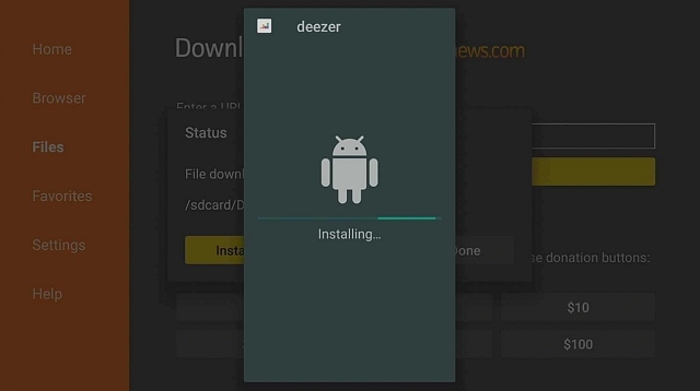 Step 17 Install the Deezer TV App on Firestick