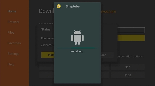 Step 17 Install Snaptube on Firestick