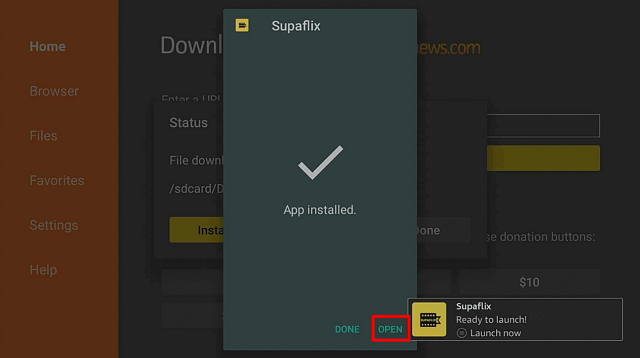Step 18 Install the SupaFlix TV App on Firestick