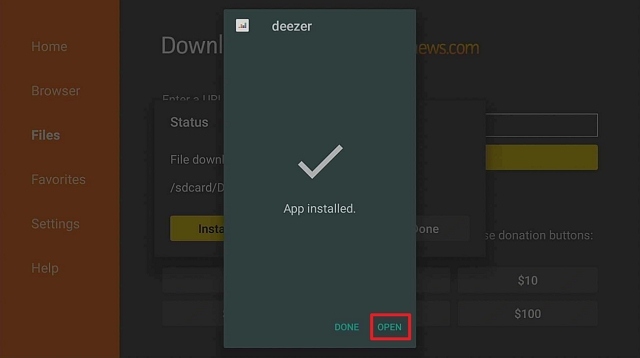 Step 18 Install the Deezer TV App on Firestick