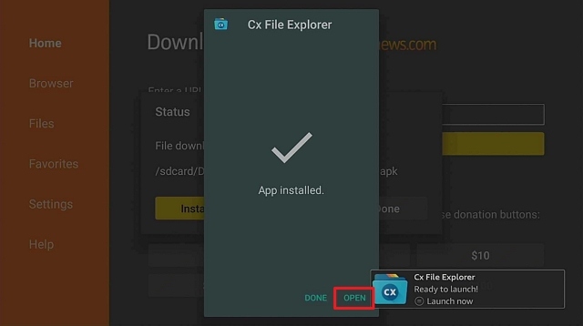 Step 18 Install CX File Explorer App on Firestick