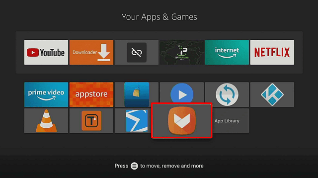 Step 20 Aptoide TV on Firestick