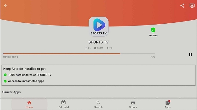 Step 22 Install Sports TV 8 on Amazon Firestick