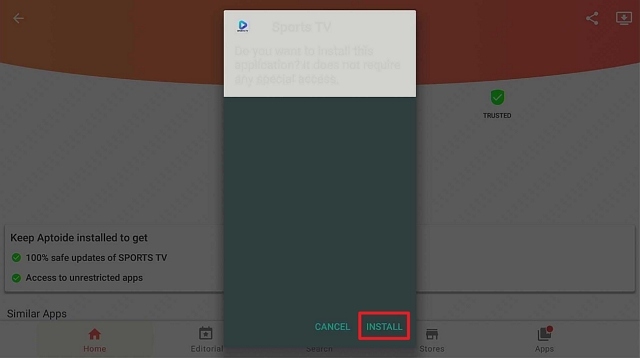 Step 23 Install Sports TV 8 on Amazon Firestick
