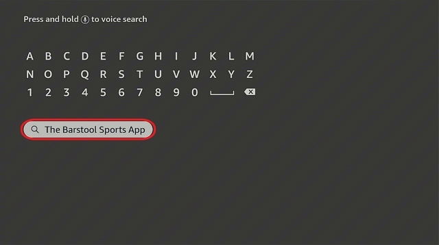 Install Barstool Sports on Firestick 4