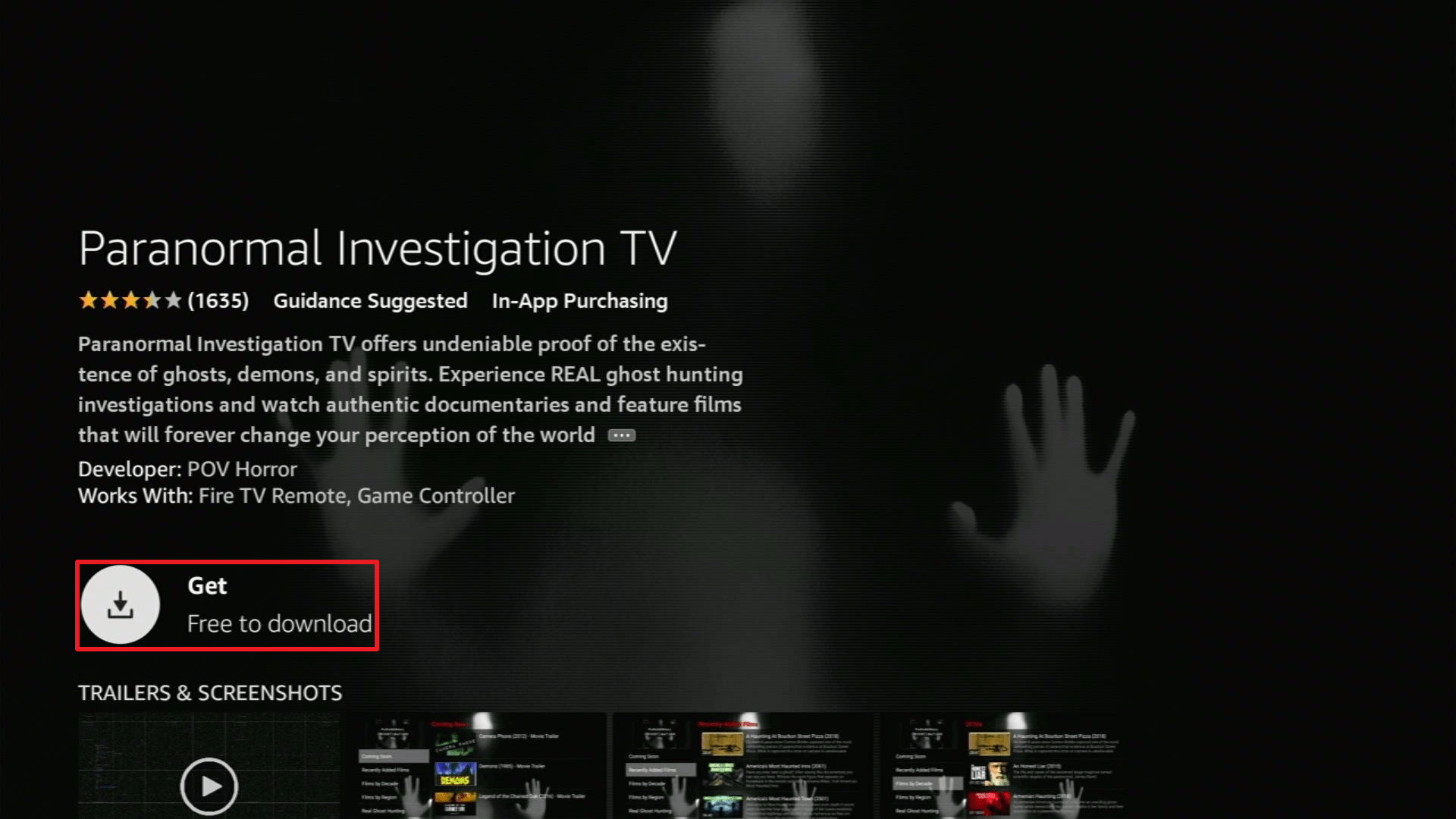 Installing Paranormal Investigation TV3