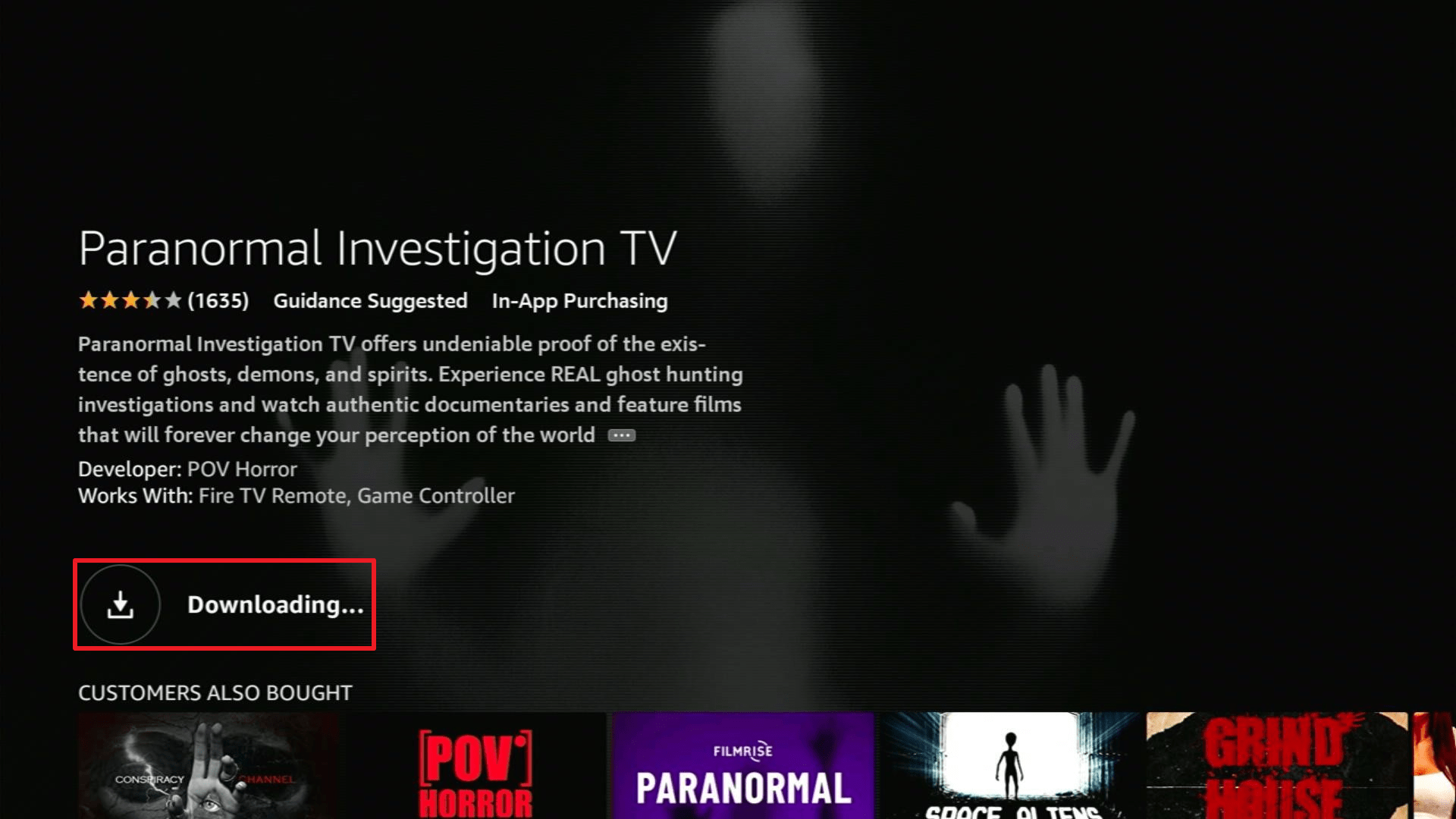 Installing Paranormal Investigation TV4