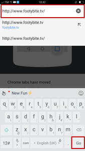 Stream Footybite on Android (2)