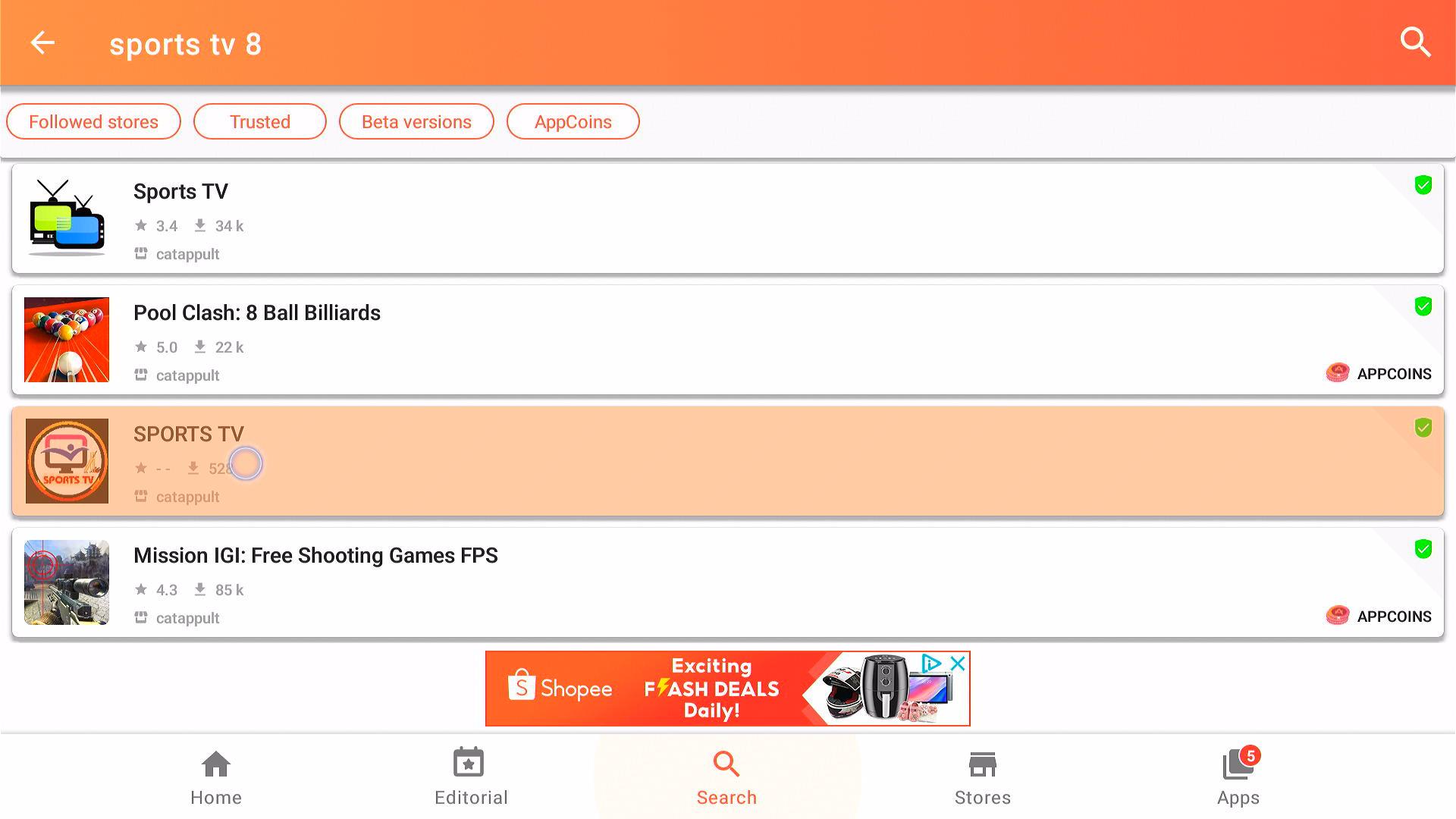 Sports TV App 8