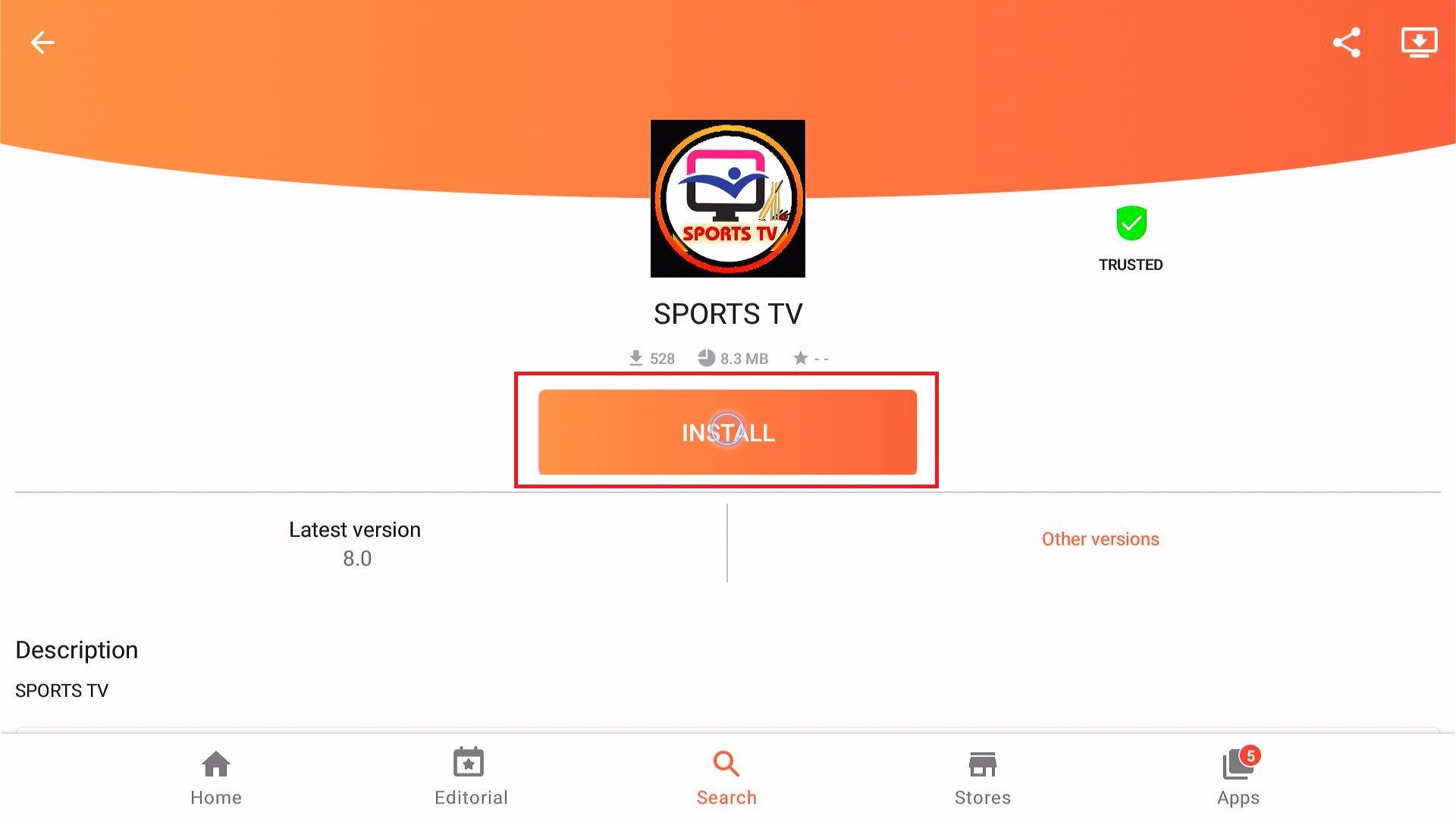 Sports TV App 9