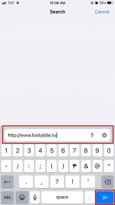 Stream Footybite on iOS (2)