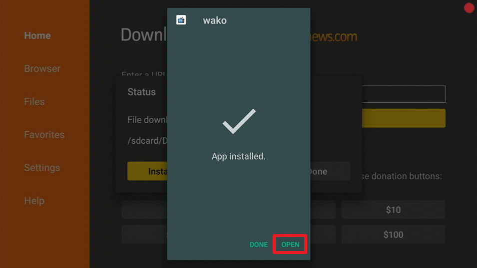 Install Wako TV 3