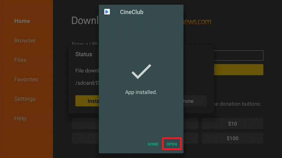  Install CineClub 3