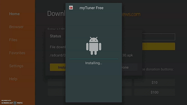 step 17 Install MyTuner Radio Pro on Firestick