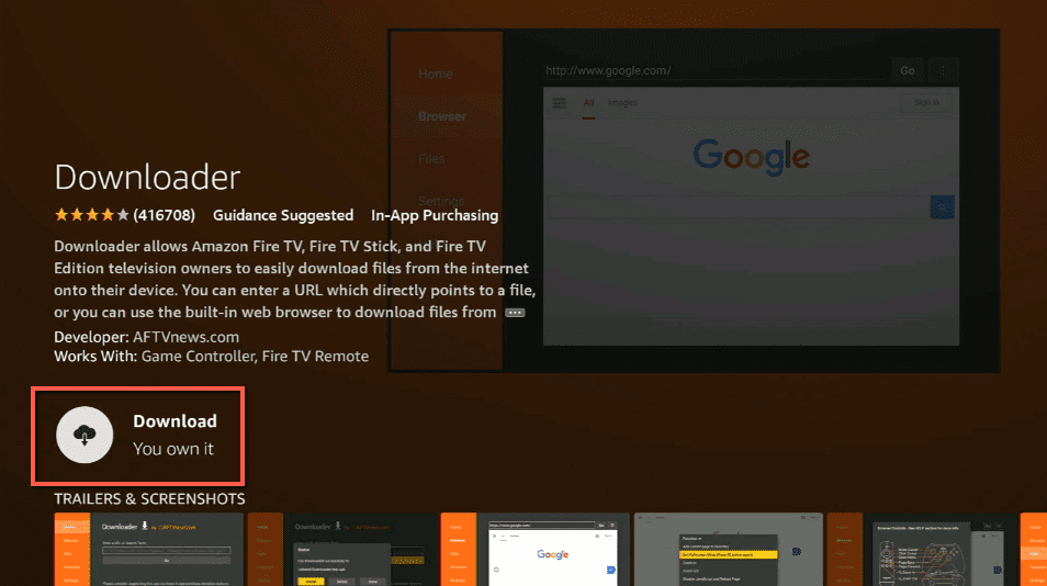 step 10 Install MyTuner Radio Pro on Firestick