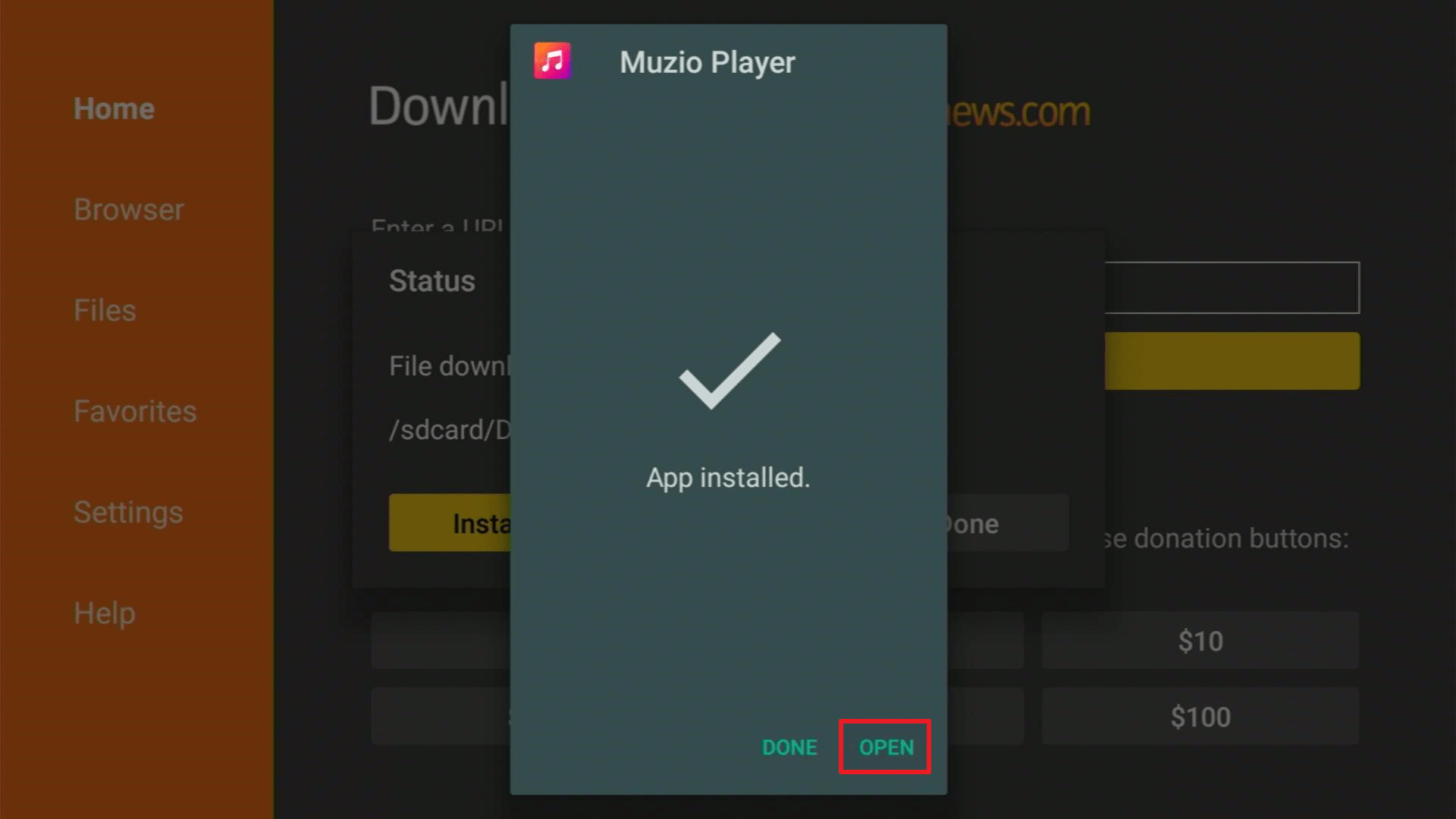 Install Muzio3