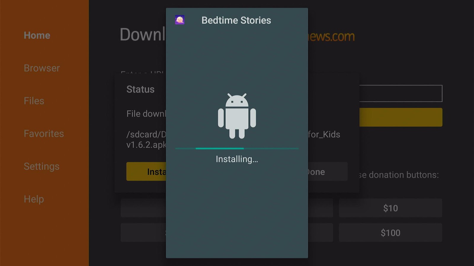Step 16 Install Bedtime Stories for Kids on Firestick