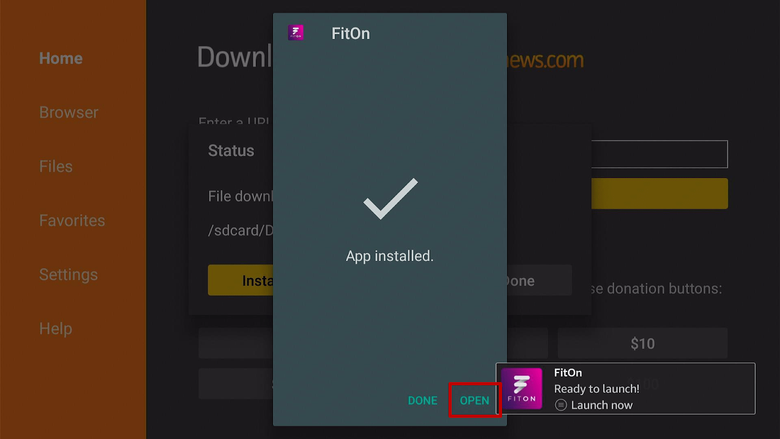 Step 18 Install FitOn Pro App on Firestick