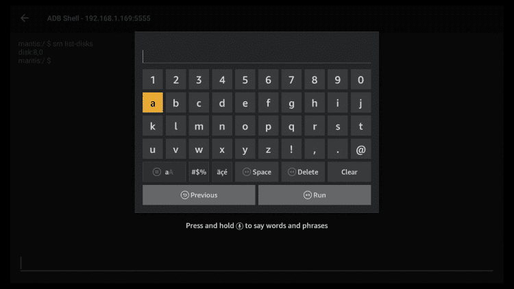 Expand Fire TV Stick 4k Internal Storage Step 29