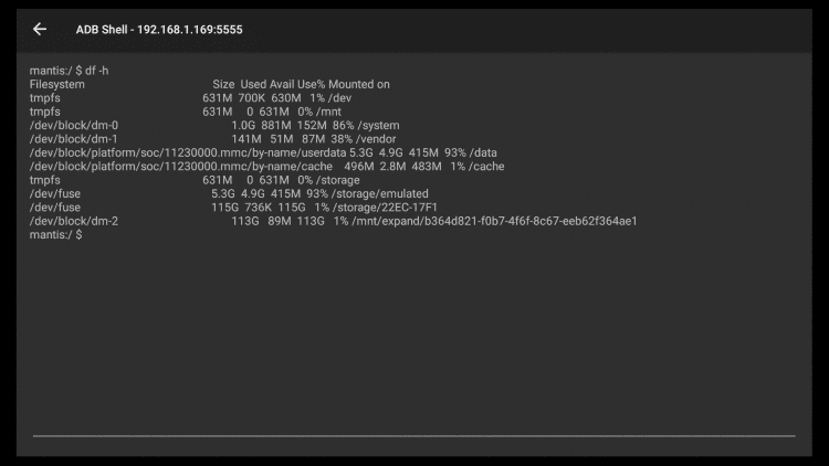 Expand Fire TV Stick 4k Internal Storage Step 35