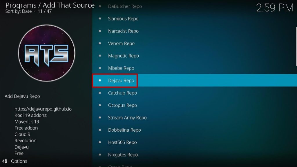 How to Setup Add That Source Step 1