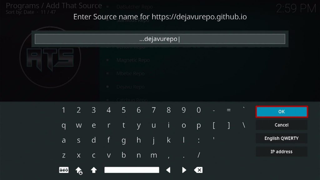How to Setup Add That Source Step 3