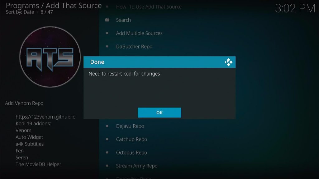 How to Setup Add That Source Step 4