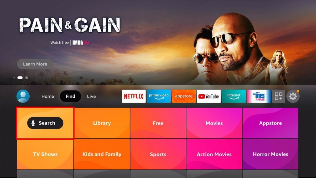 How to Watch Skorlive.com on Firestick Device Step 2