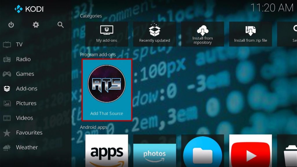 Install Add That Source Kodi Addon Step 22