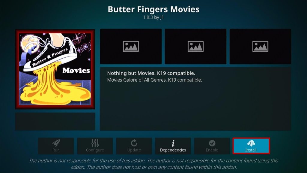 Install Butter Finger Movies Kodi Addon Step 12