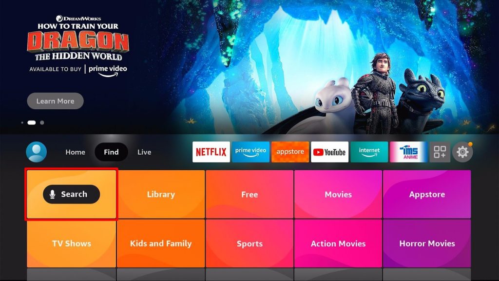 Install CuriousityStream App on Firestick Step 3