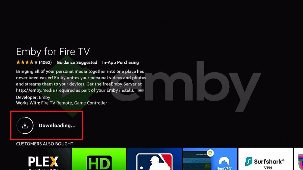 Install Emby Directly on Firestick Step 7