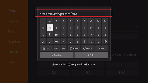 Install Emby on Firestick Using Downloader App Step 14