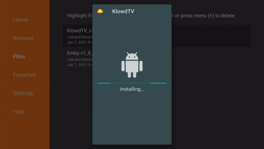 Install Klowdtv on Firestick Step 17