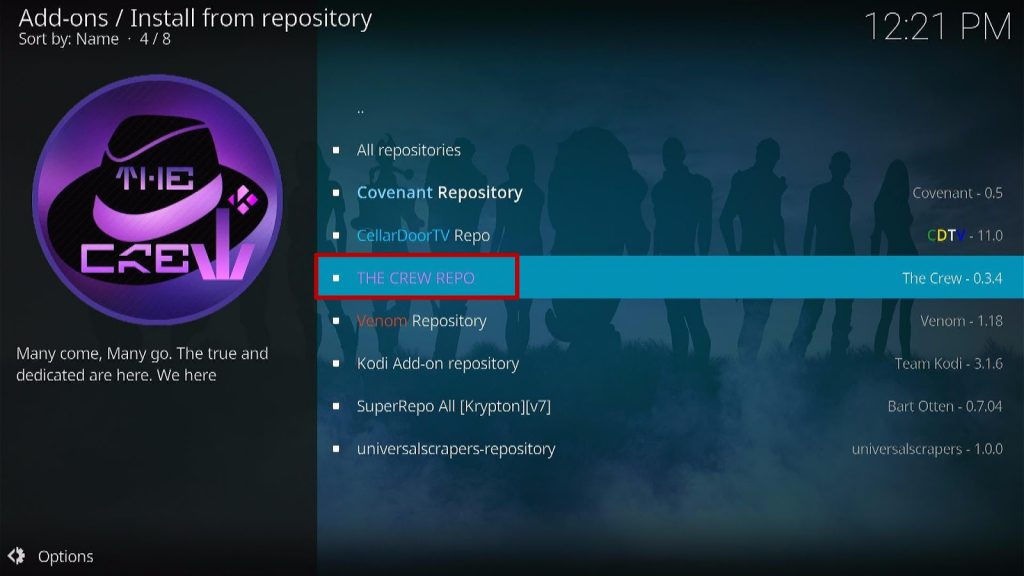 Install Marauder Kodi Addon Step 9