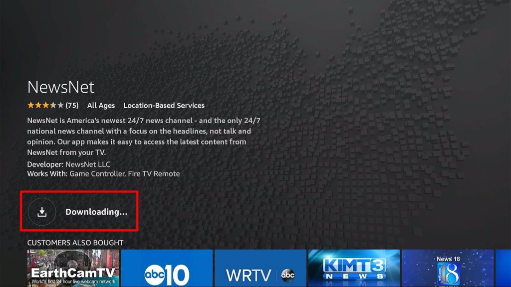 Install NewsNet App on Firestick Step 7