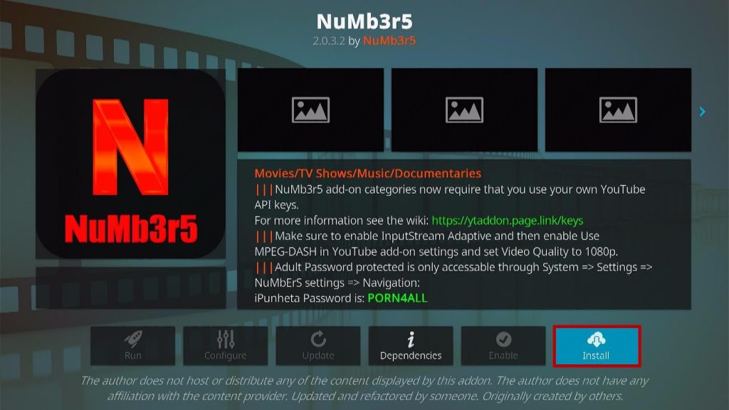 Install Number Kodi Addon Step 12