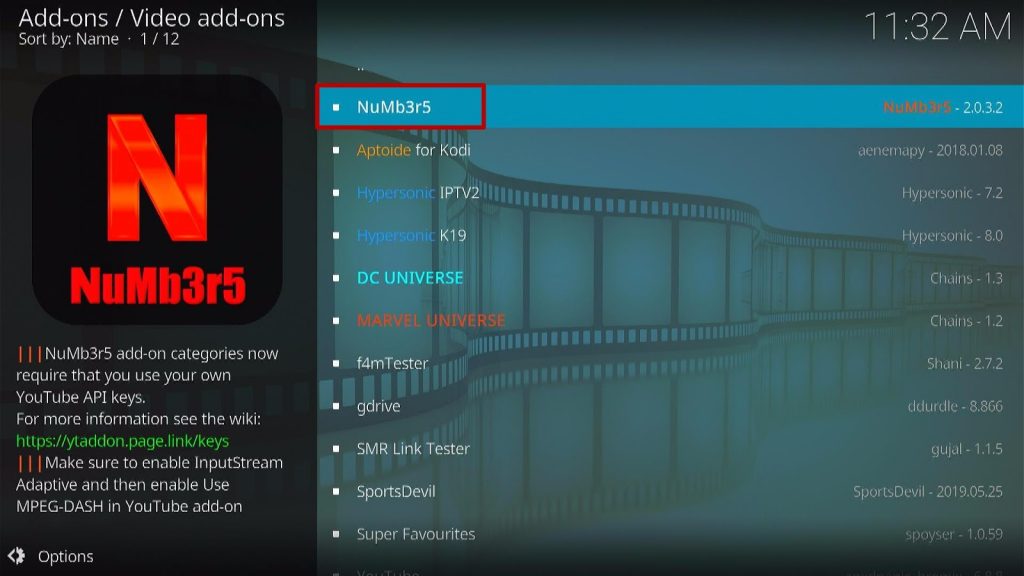 Install Number Kodi Addon Step 11
