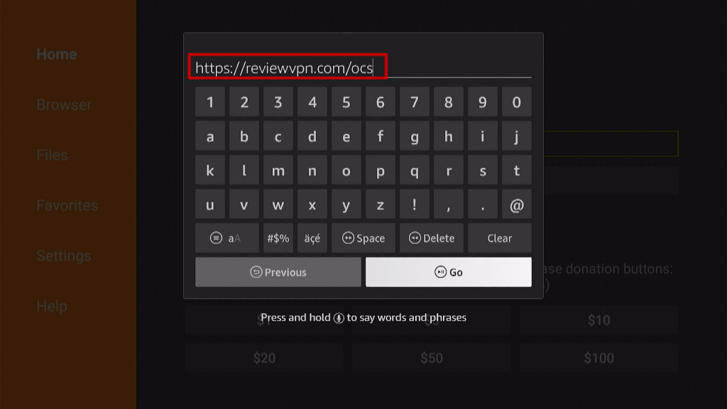 Install Oceanstreamz App on Firestick Step 14