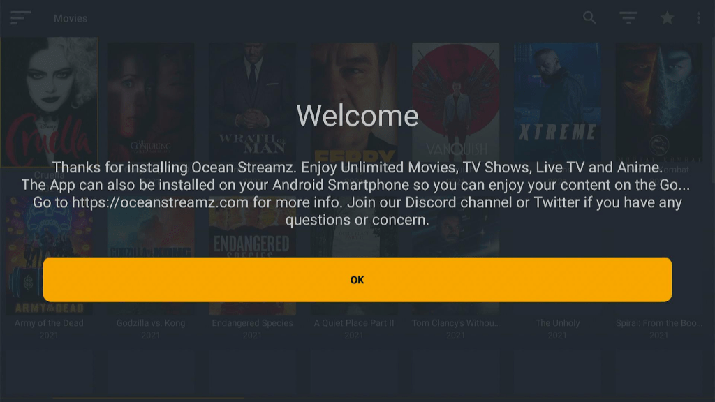Install Oceanstreamz App on Firestick Step 20