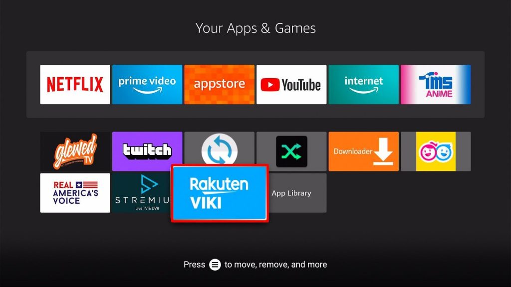 Install Rakuten Viki App on Firestick Step 8