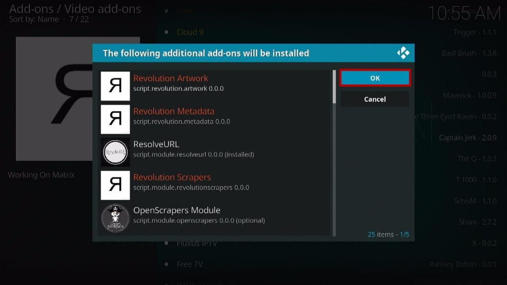Install Revolution Kodi Addon Step 13