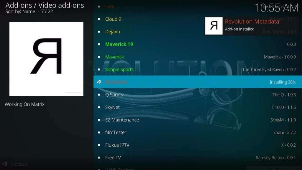 Install Revolution Kodi Addon Step 14